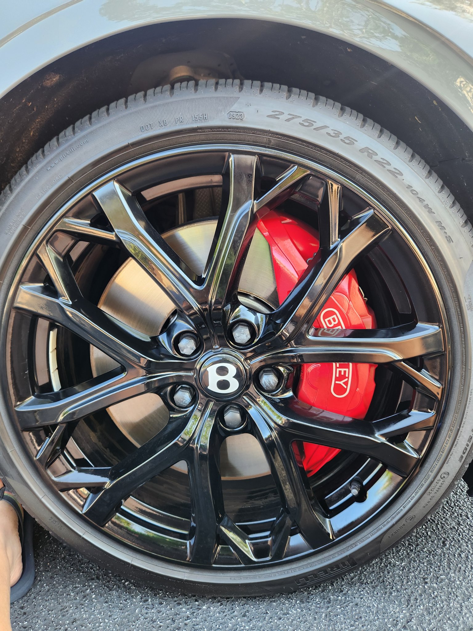 Bentley 22" Rim Refinish — After